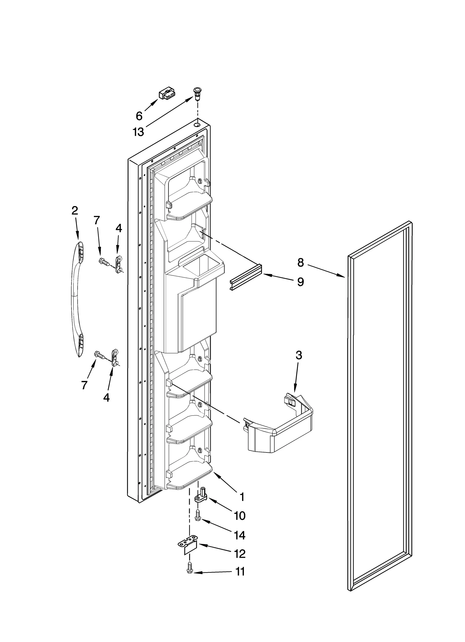 FREEZER DOOR PARTS