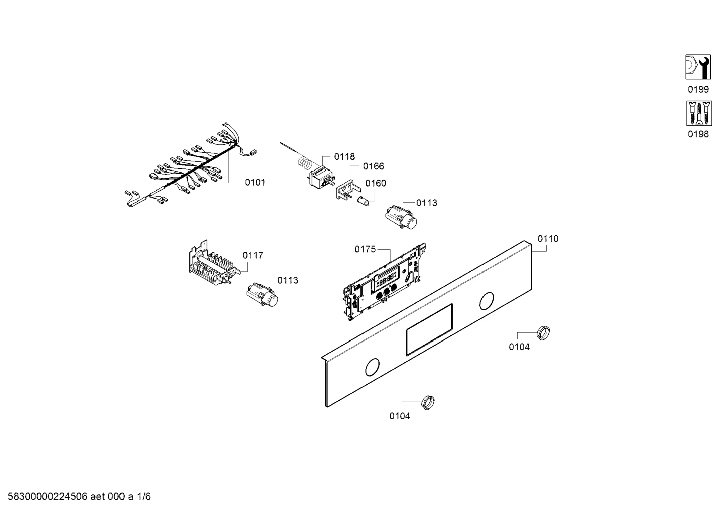 Seals & Gaskets, Screws (0198-0198)