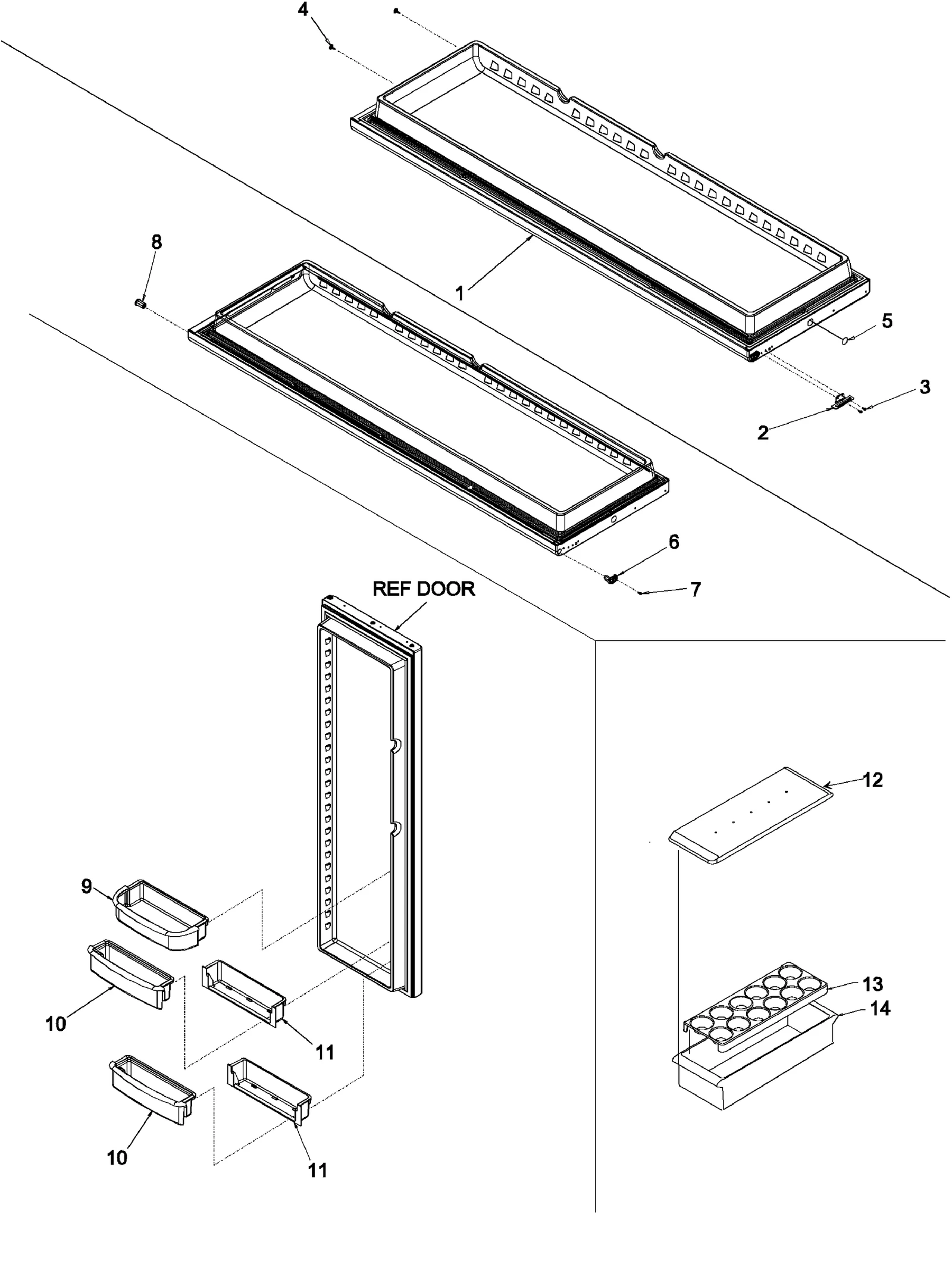 REFRIGERATOR DOOR