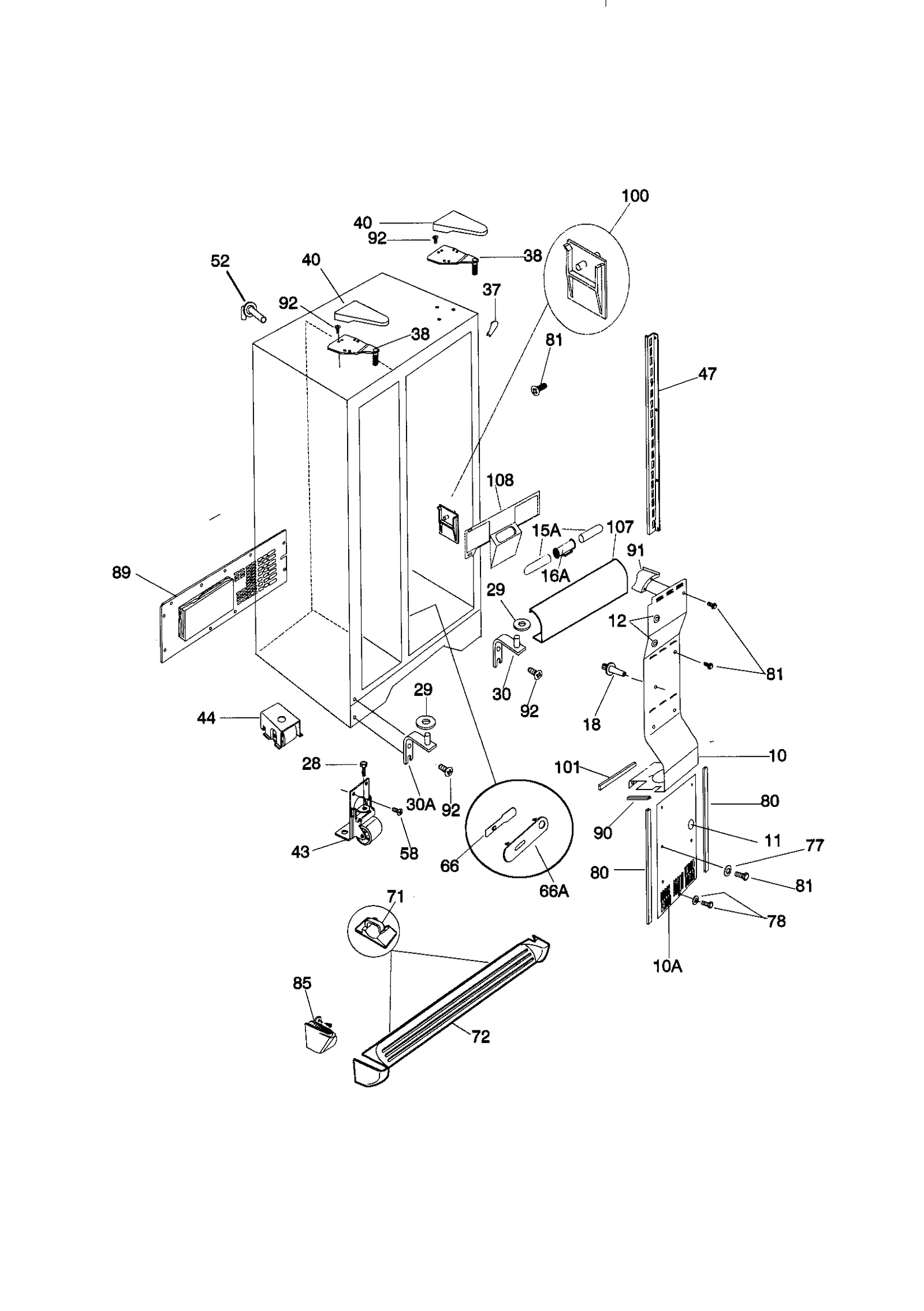 Lower Hinge Cover