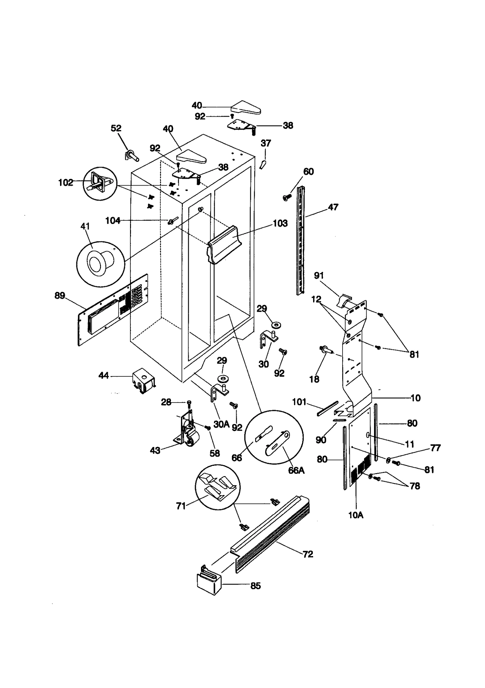 Lower Hinge Cover