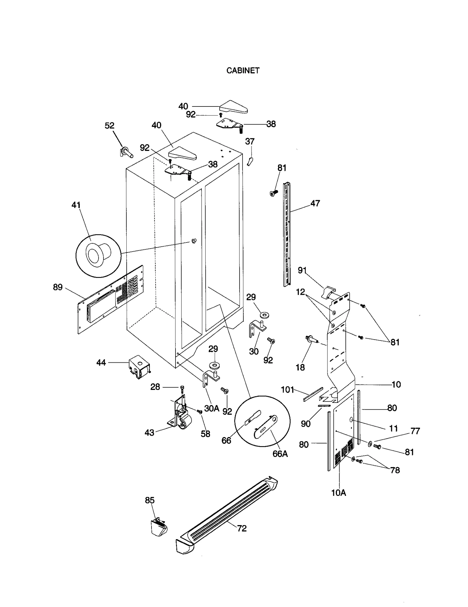 Lower Hinge Cover