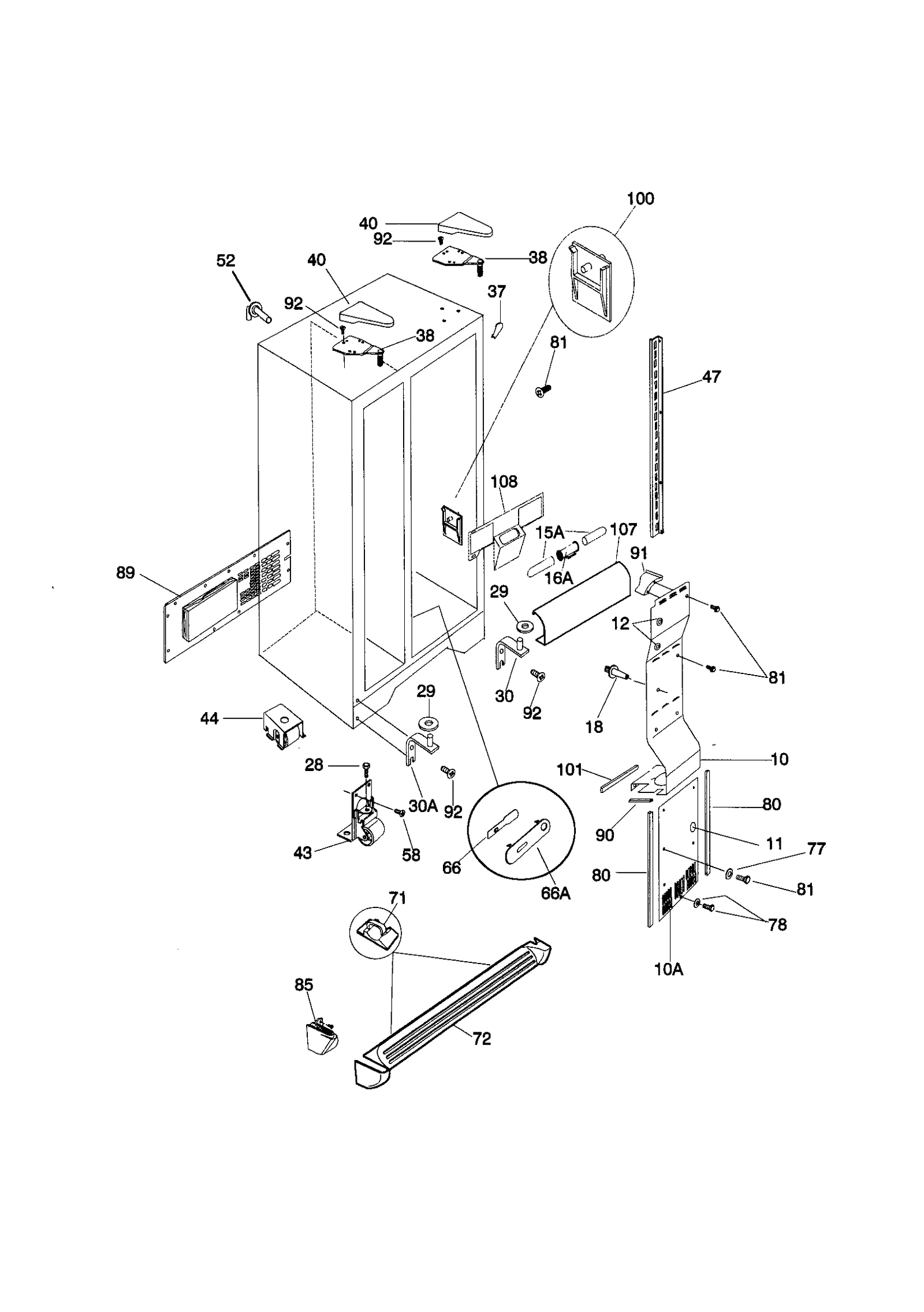 Lower Hinge Cover