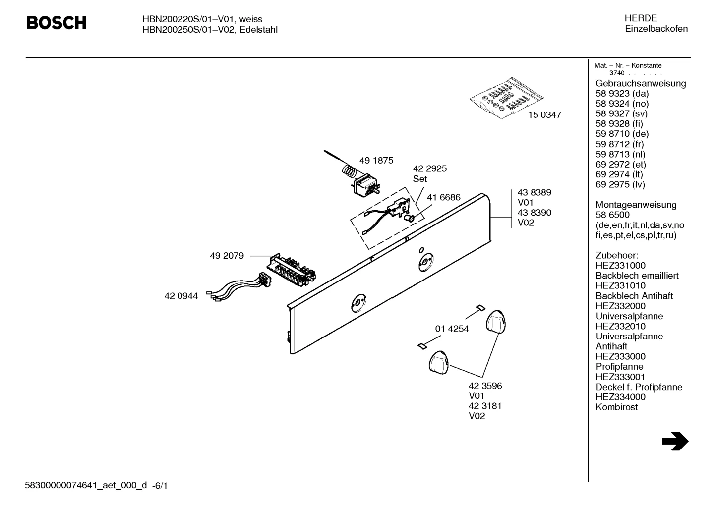Door & Housing, Lighting (0215-0414)