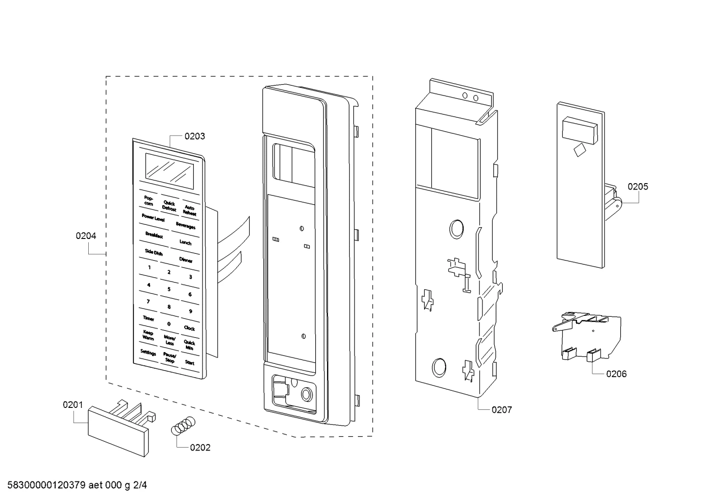 Key Door Opening Button (U) - HMB5020, Mbew