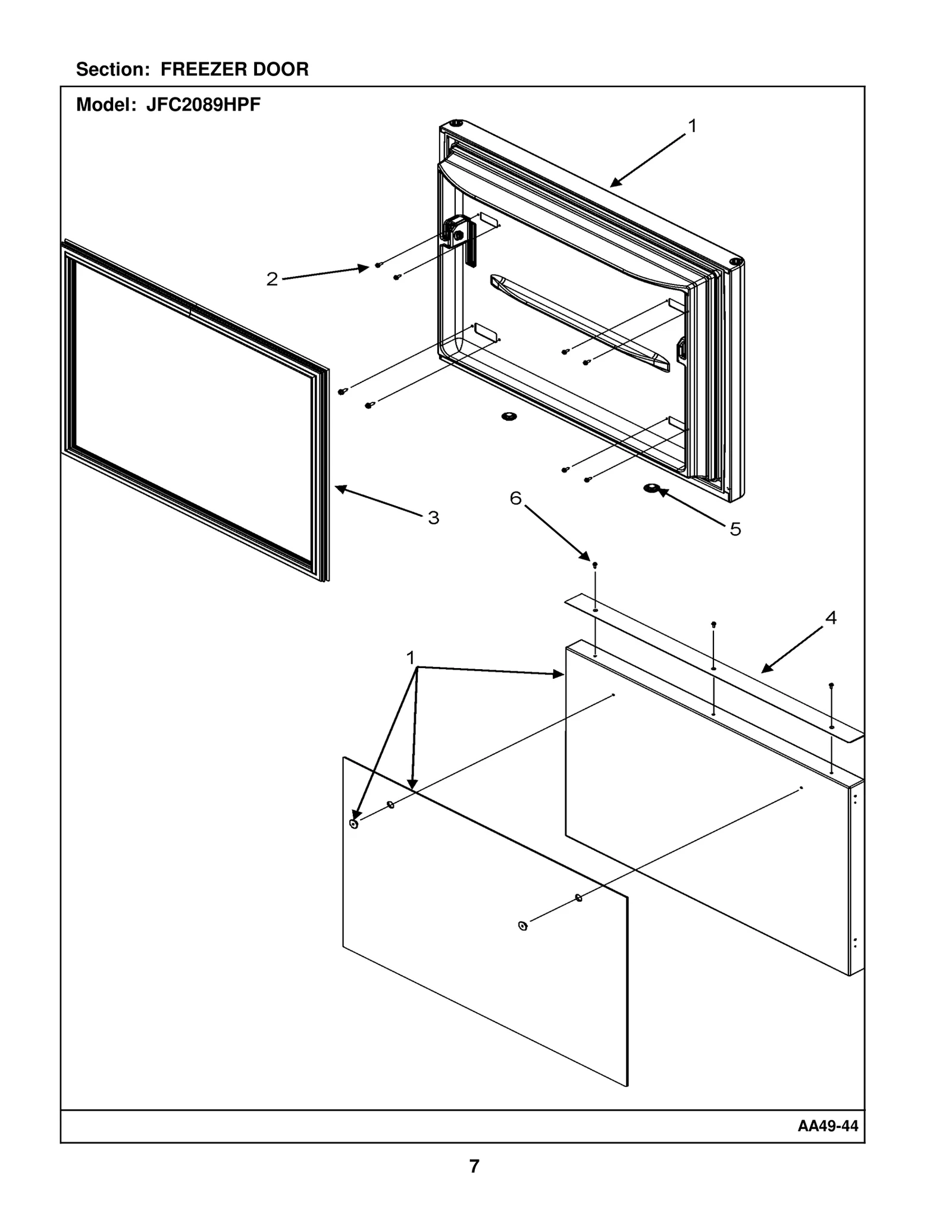 Fz Dryer Assembly/Glass (Wht