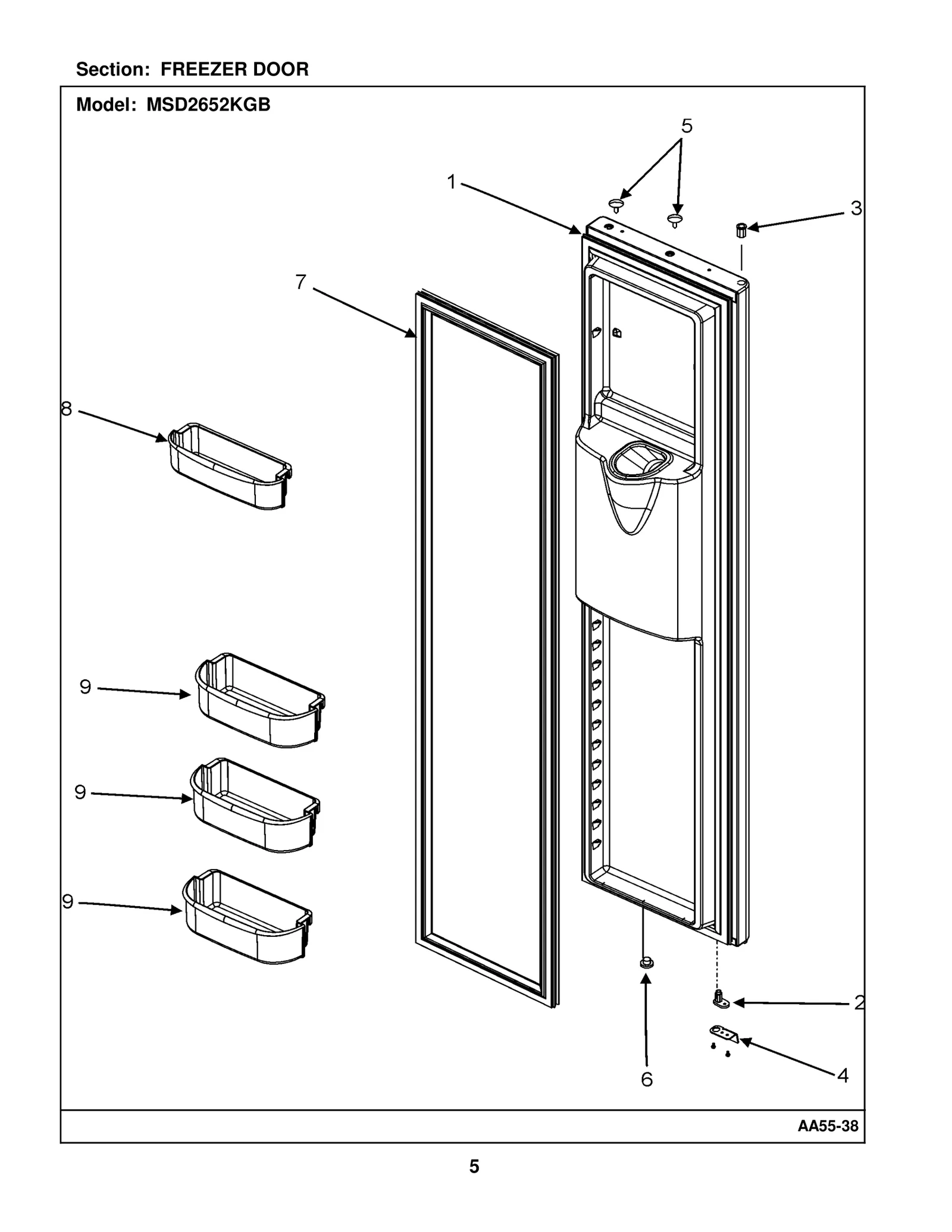 Door FIP Black