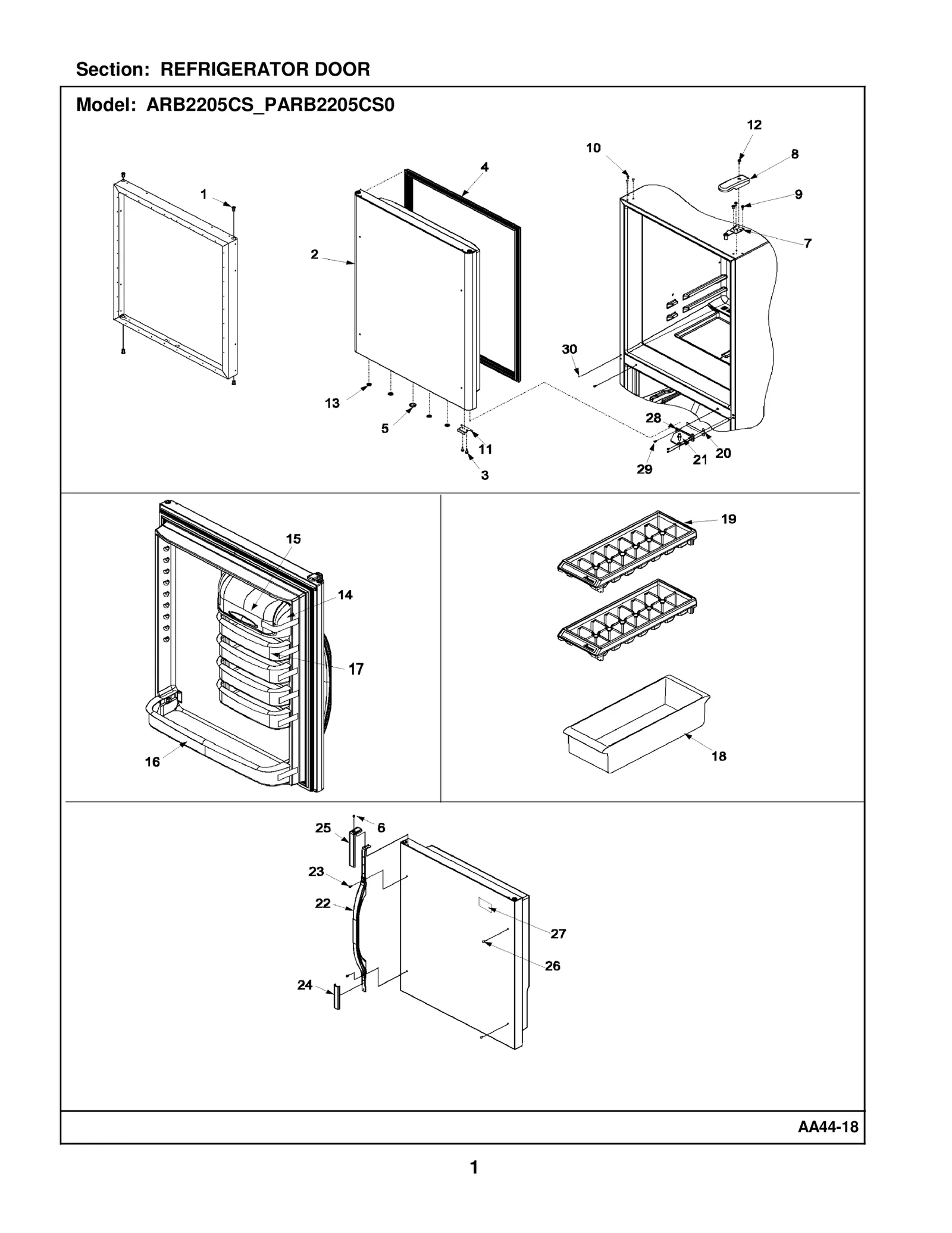 Door FIP Stainless Steel