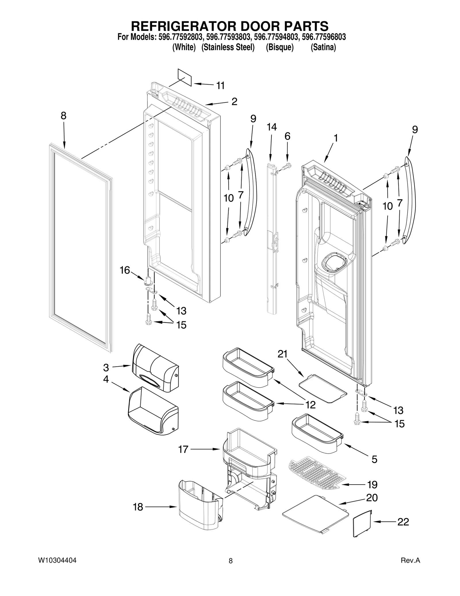 Door FIP Stainless Steel