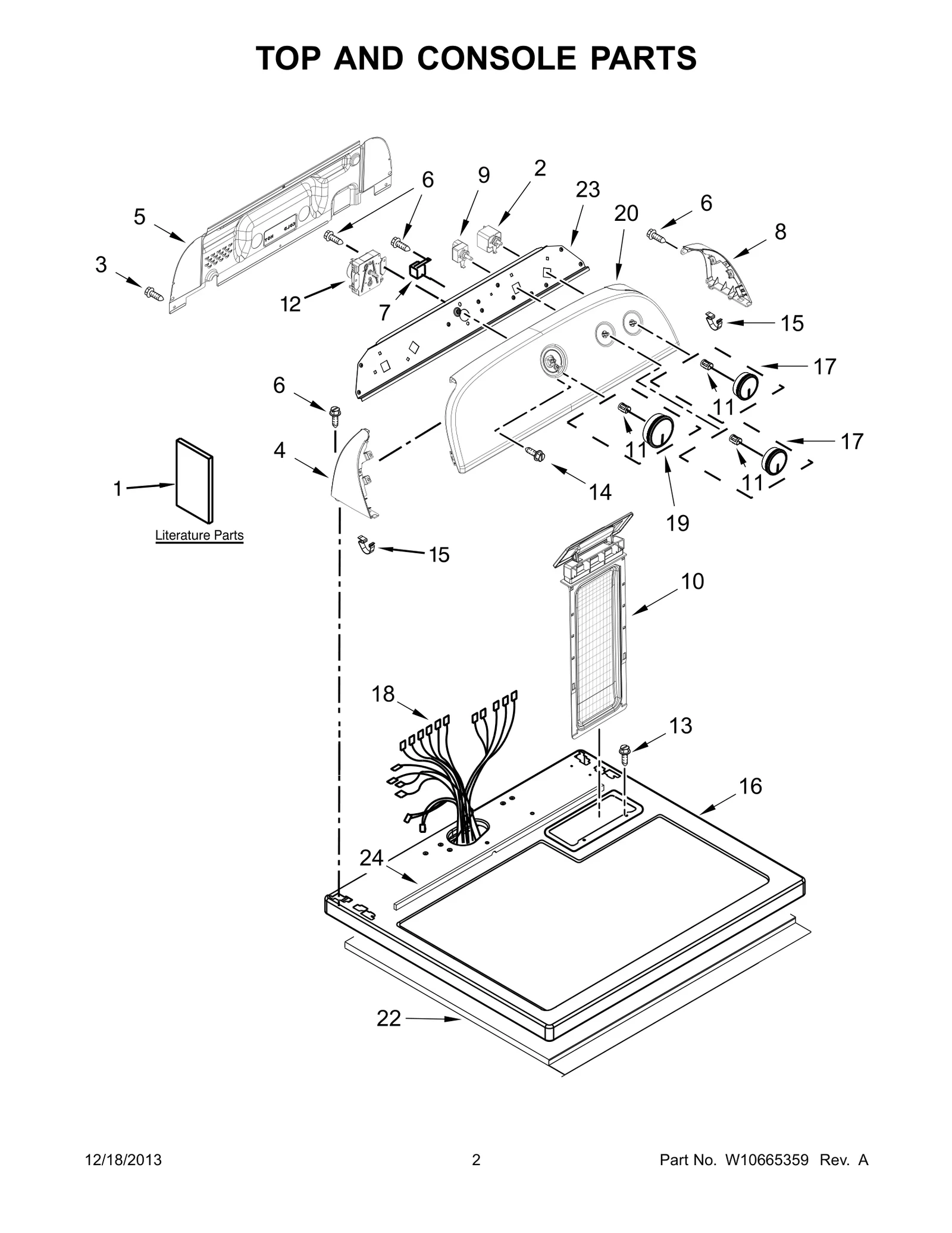 Control Panel Assembly