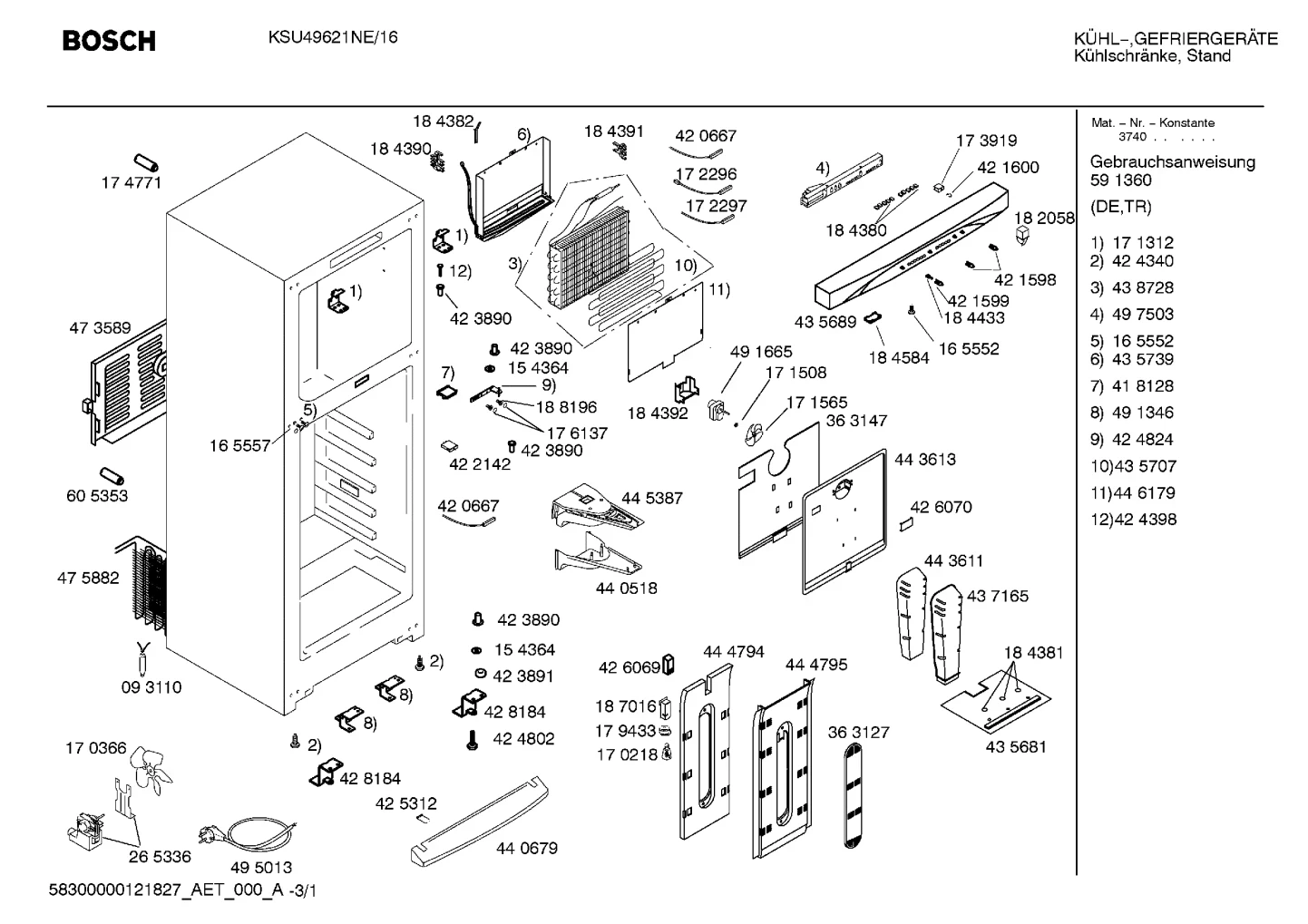 Lighting, Screws (0020-1160)