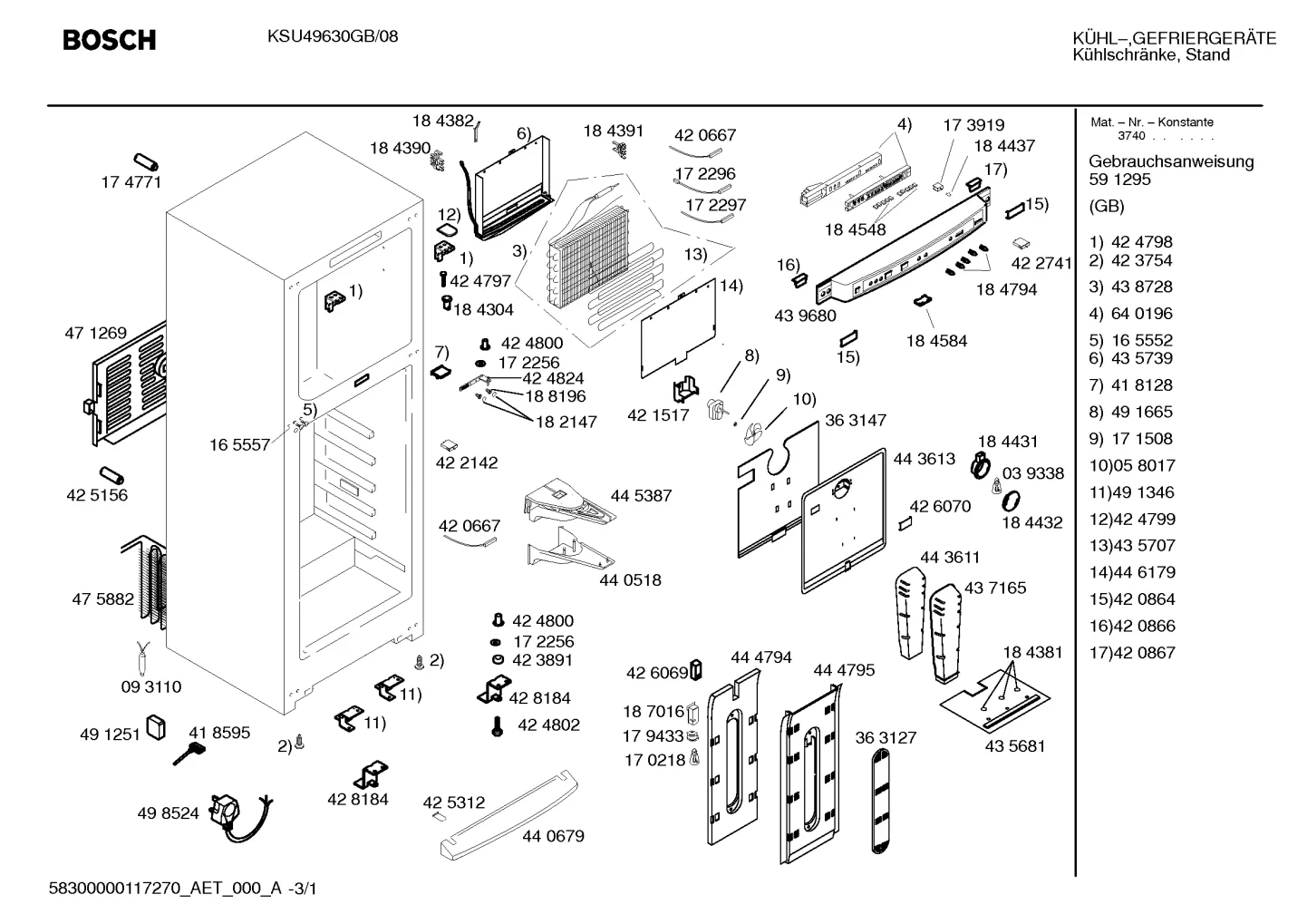 Lighting, Seals & Gaskets (0040-1310)