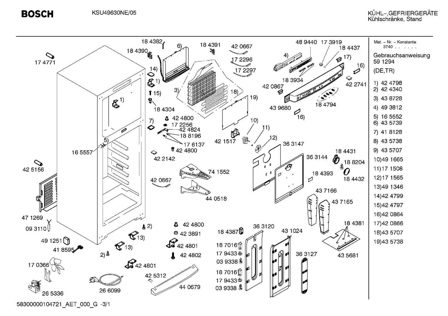 Lighting, Seals & Gaskets (0199-2750)