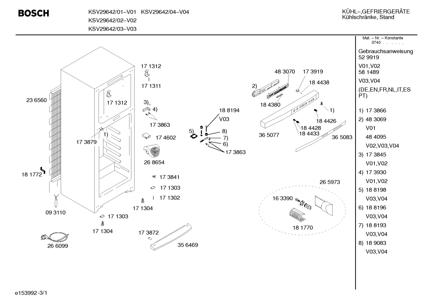 Screws, Seals & Gaskets (0010-0199)