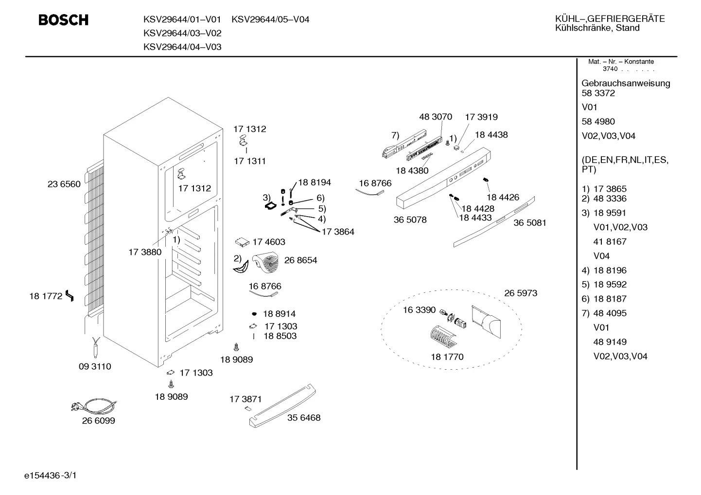 Screws, Seals & Gaskets (0016-0199)