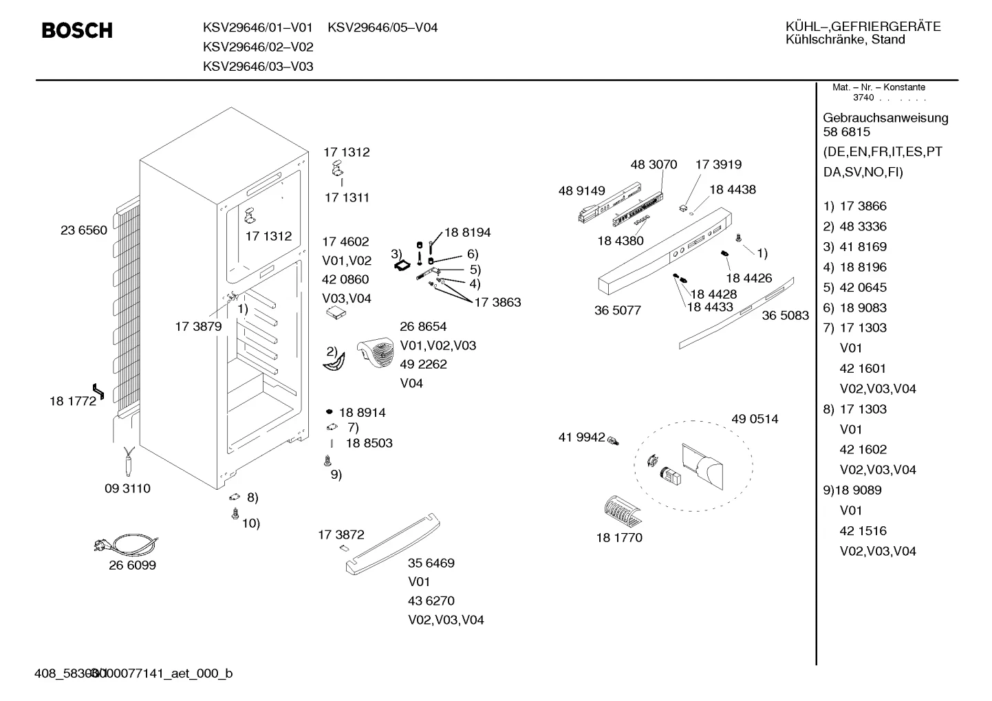 Screws, Seals & Gaskets (0005-0199)
