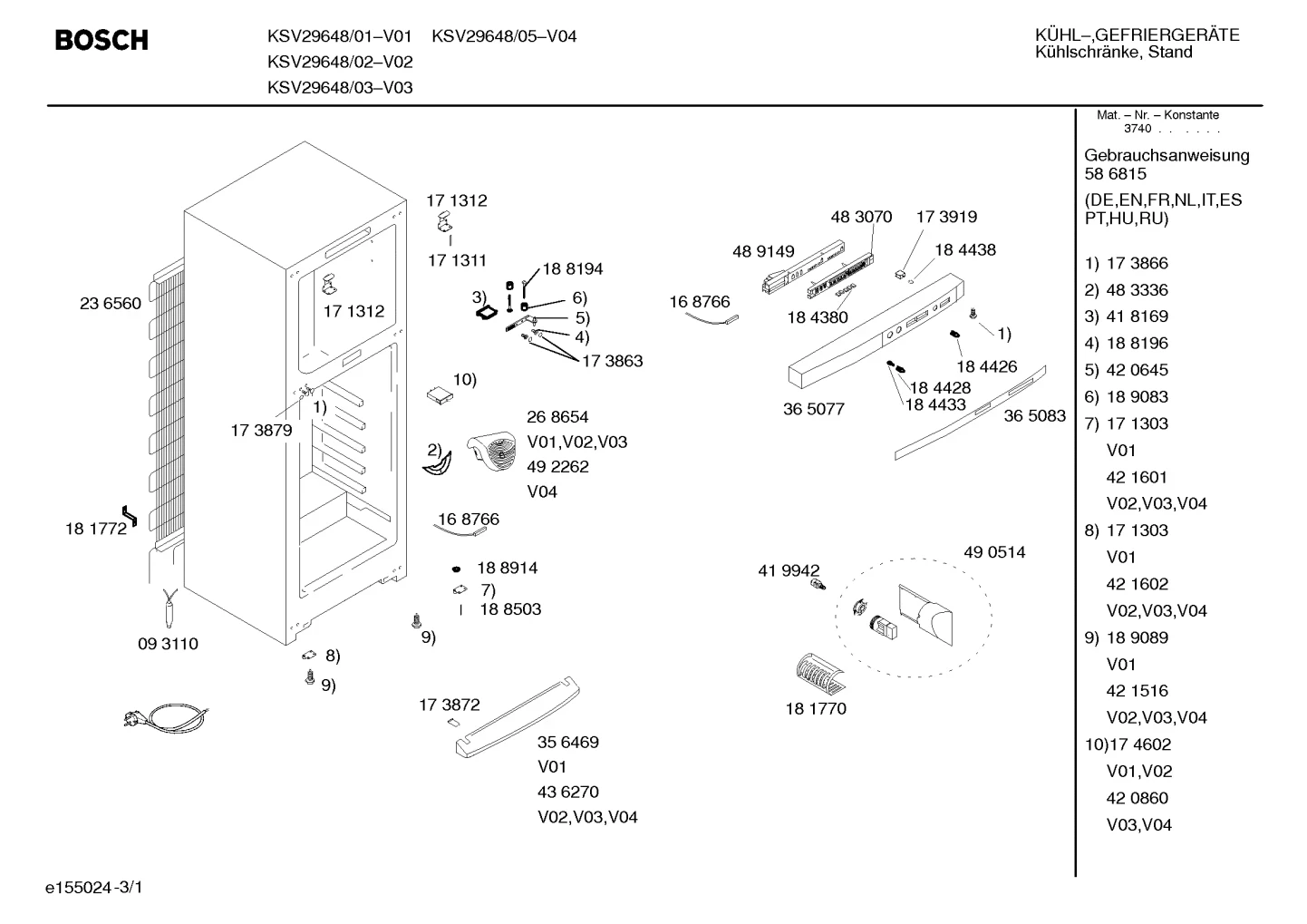 Screws, Seals & Gaskets (0004-0199)