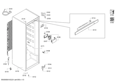 Door & Housing, Hinges (0103-0114)