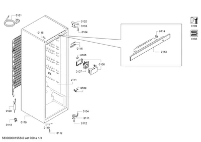 Door & Housing, Hinges (0101-0120)