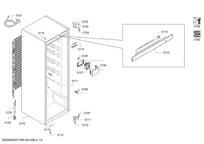 Door & Housing, Hinges (0101-0120)