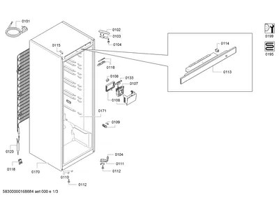 Door & Housing, Hinges (0103-0120)