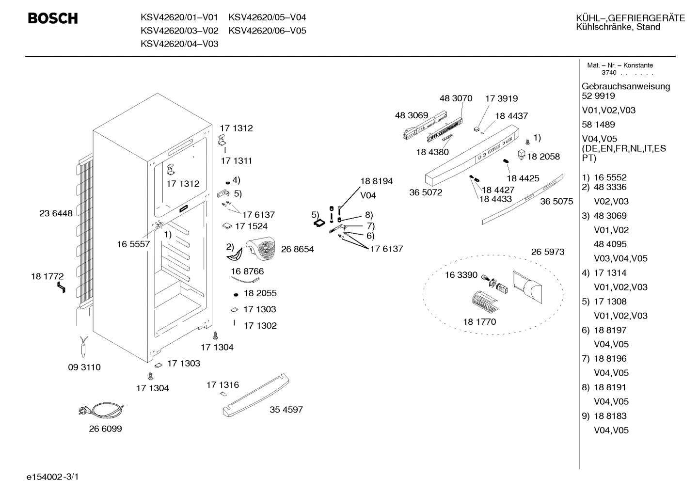 Screws, Seals & Gaskets (0003-0199)