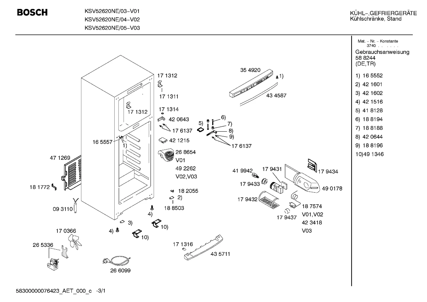 Screws, Seals & Gaskets (0015-0199)