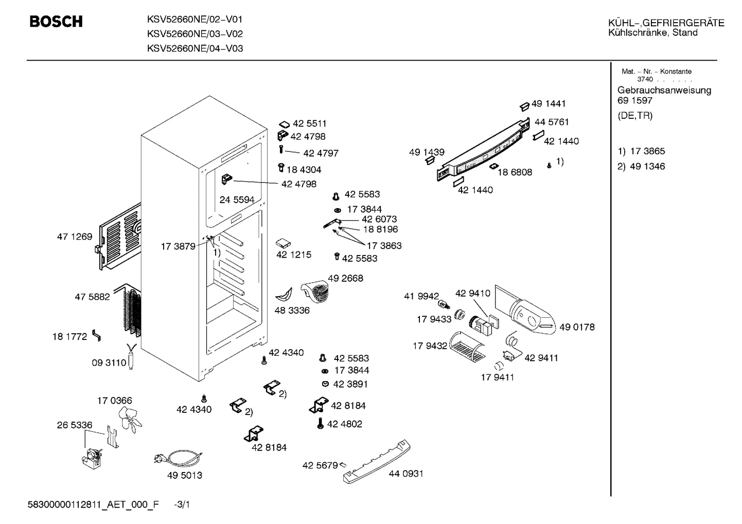 Lighting, Seals & Gaskets (0100-0700)