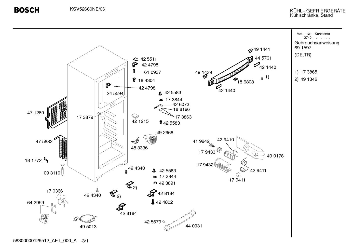 Lighting, Seals & Gaskets (0100-0199)