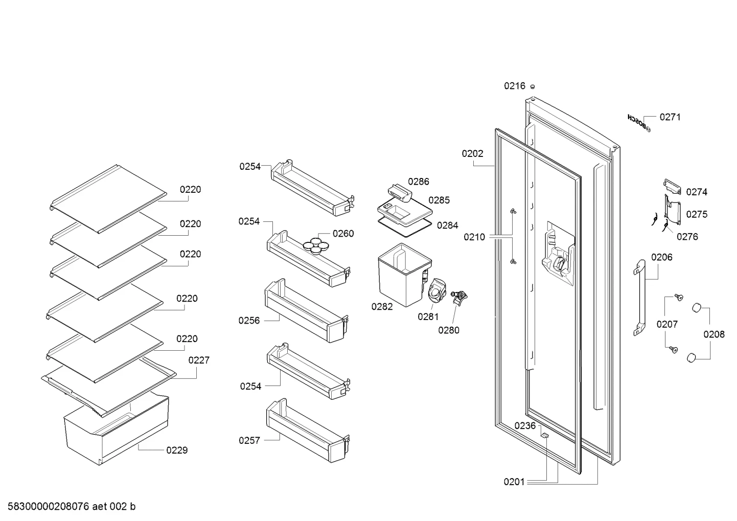 Screws, Flaps & Holders (0207-0271)