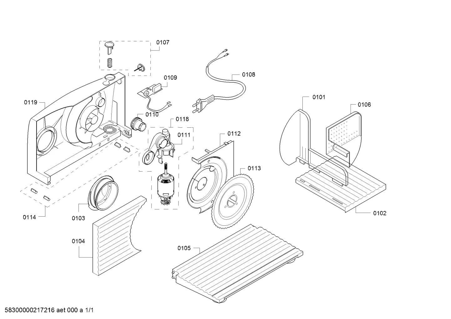 Flaps & Holders, Door & Housing (0102-0114)
