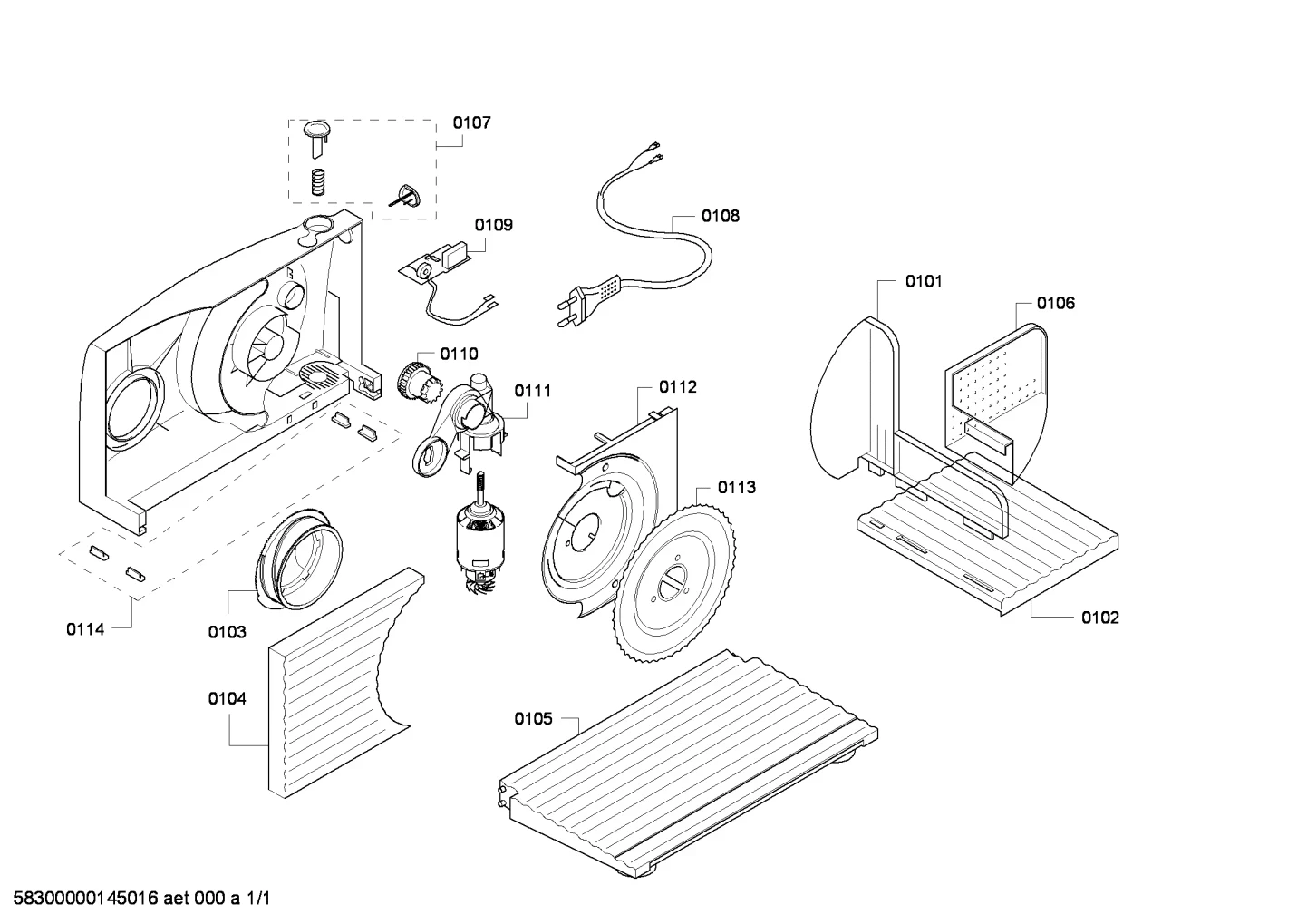 Flaps & Holders, Door & Housing (0102-0114)