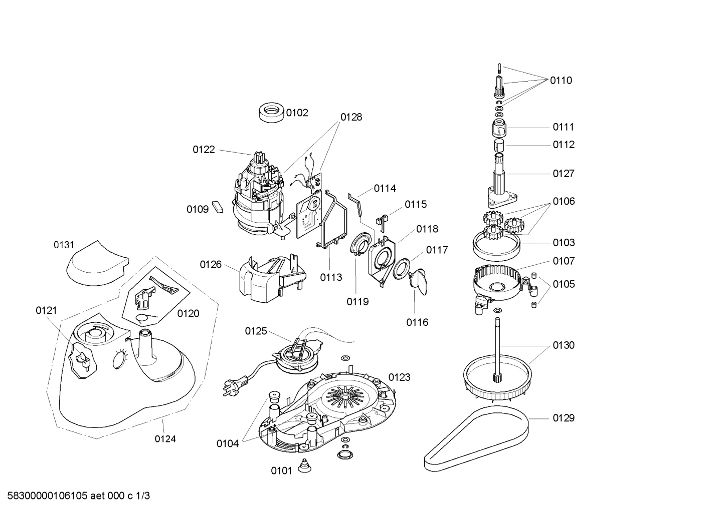 Flaps & Holders, handles knobs (0101-0131)