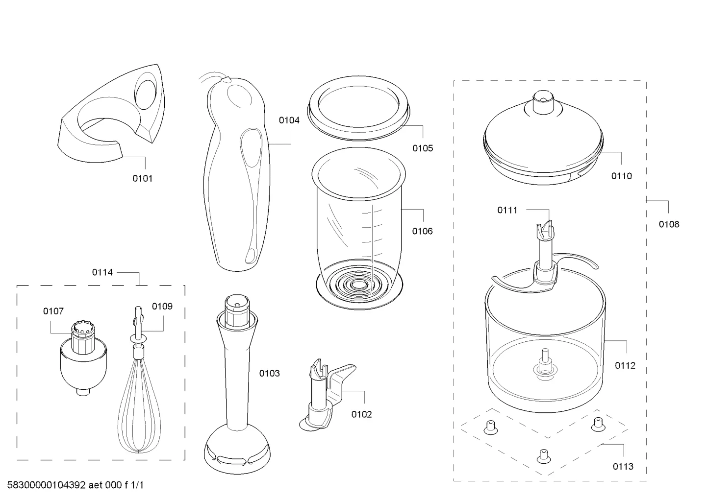 Lids & Covers, Door & Housing (0105-0113)