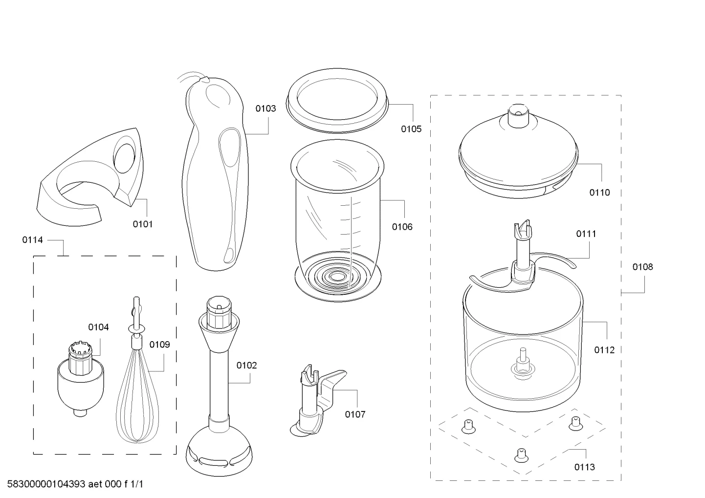Lids & Covers, Door & Housing (0105-0113)