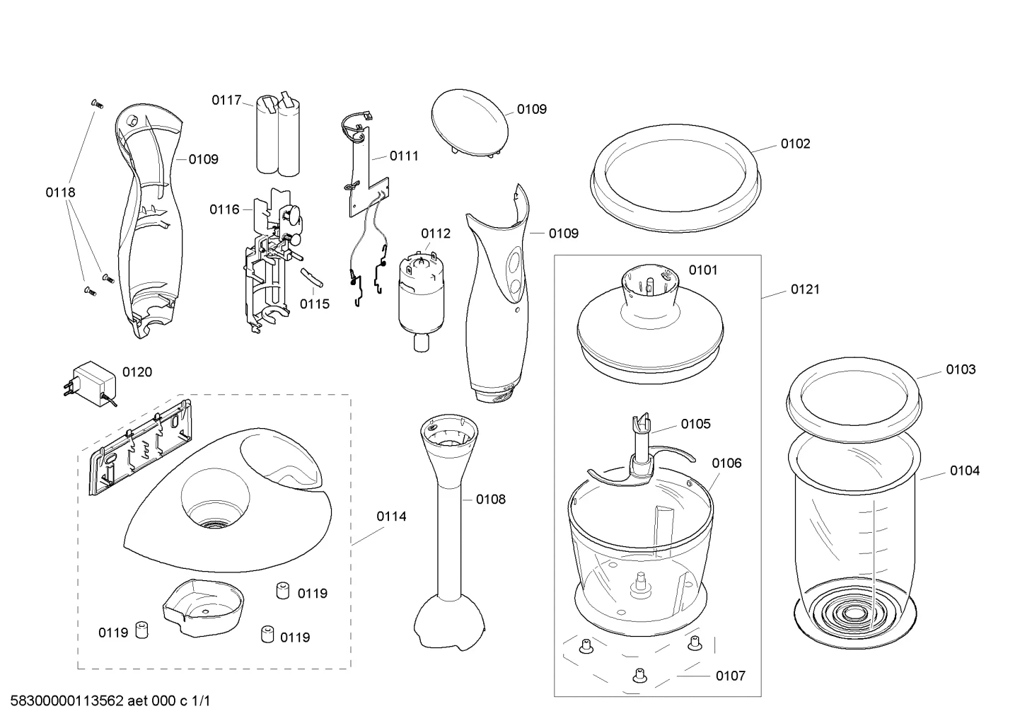 Lids & Covers, motors (0101-0121)