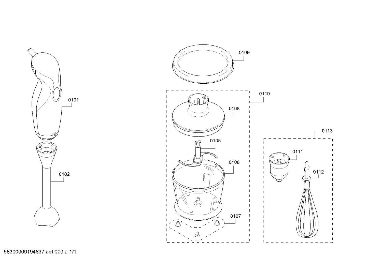 Door & Housing, Lids & Covers (0102-0110)