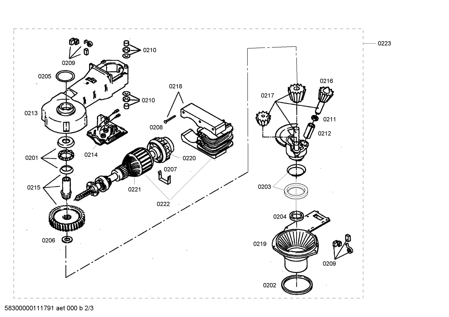 motors, Door & Housing (0201-0222)