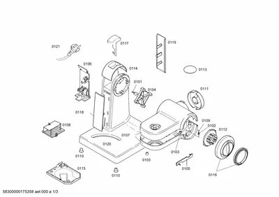 Door & Housing, shelves trays (0101-0119)