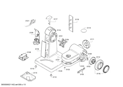 Door & Housing, shelves trays (0101-0119)