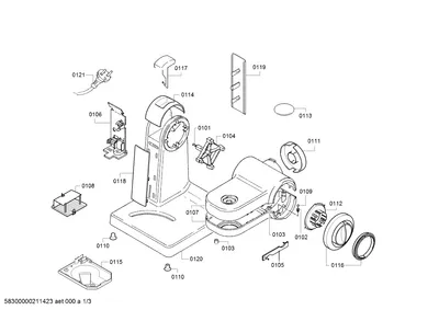 Door & Housing, shelves trays (0101-0120)
