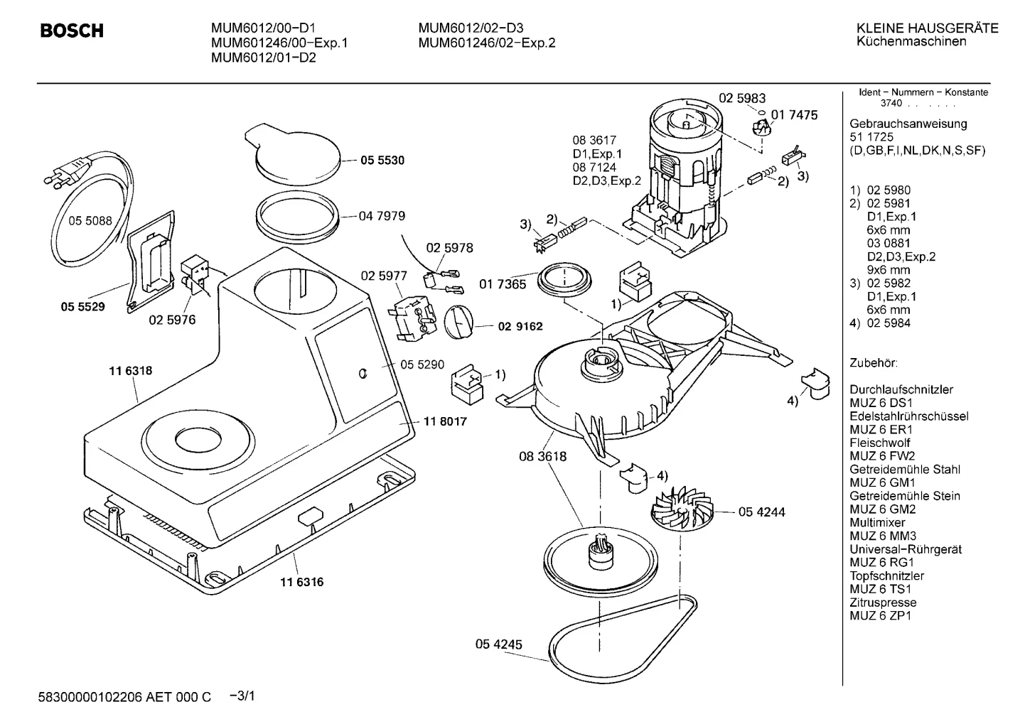 Lids & Covers, Bearings (0002-0054)