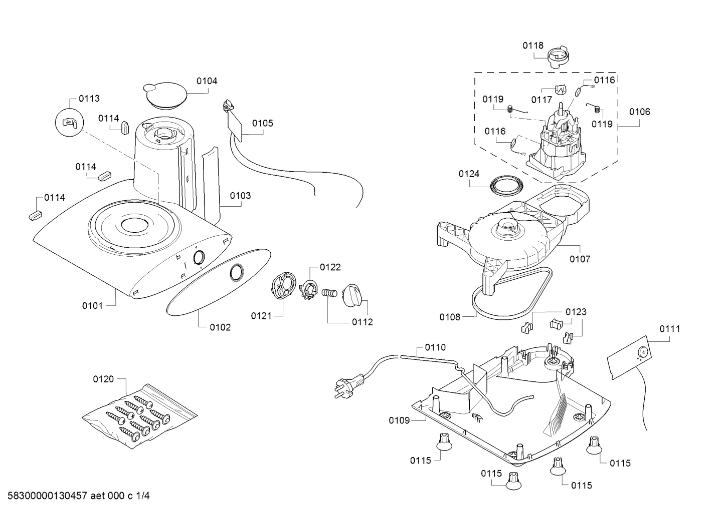 Door & Housing, Lids & Covers (0101-0124)