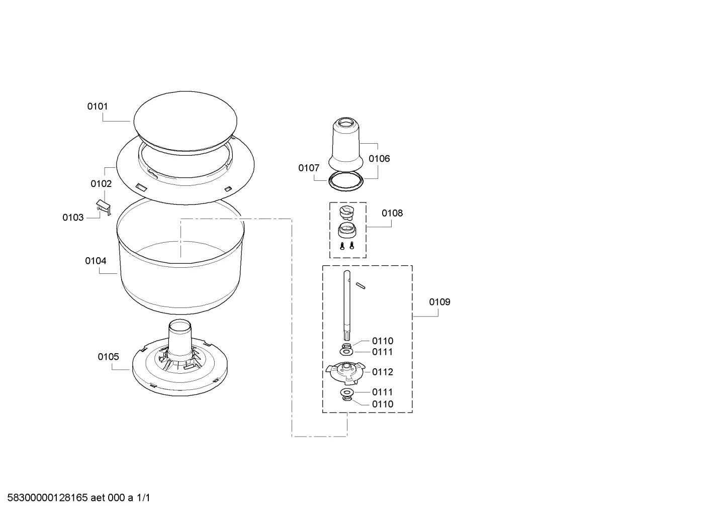 Lids & Covers, Bearings (0101-0112)