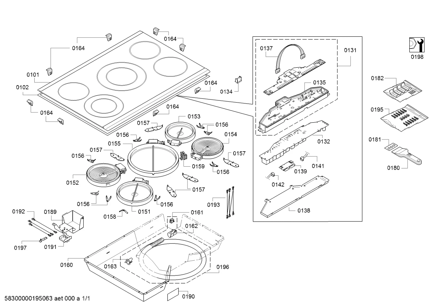 hotplates, Door & Housing (0101-0199)