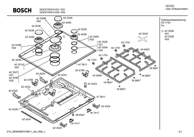 burnercaps rings, othergasparts (0105-0213)