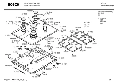burnercaps rings, othergasparts (0105-0237)