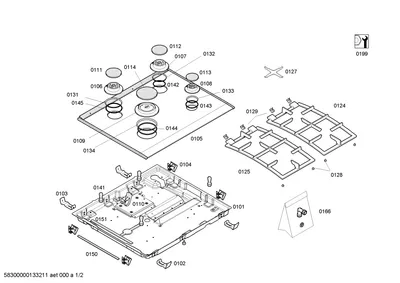 burnercaps rings, Seals & Gaskets (0103-0199)