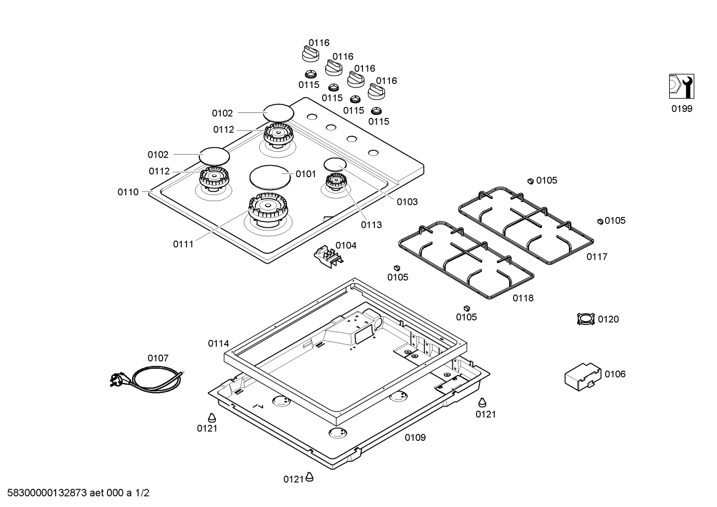 shelves trays (0120-0199)