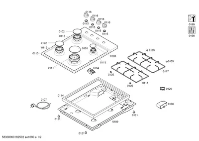 Seals & Gaskets, shelves trays (0115-0199)